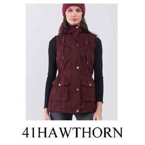 41 Hawthorn Jahana Utility Vest Cotton Size M Excellent Condition